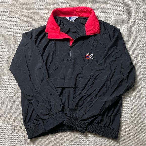 Vintage Other - Vintage Dunbrooke 76 Checkered Flag Pull Over XL